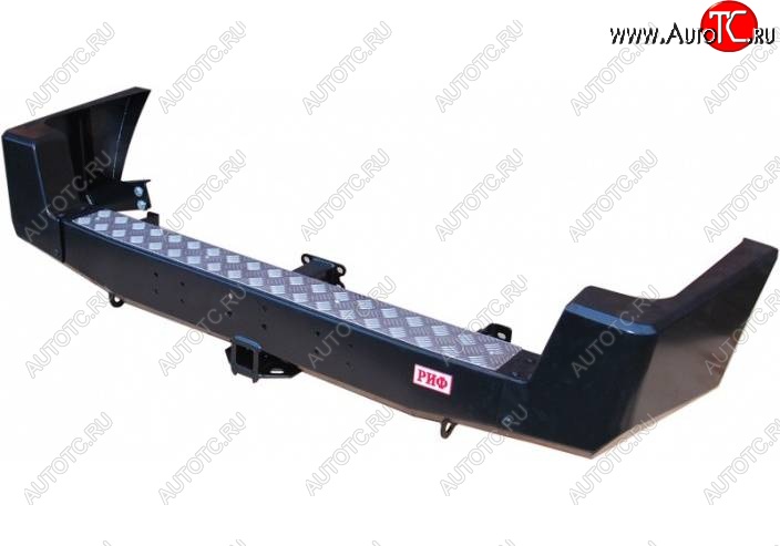 46 449 р. Бампер задний силовой (лифт 65 мм) РИФ Уаз Патриот 3163 5 дв. дорестайлинг (2005-2013) (С квадратом под фаркоп)  с доставкой в г. Пермь