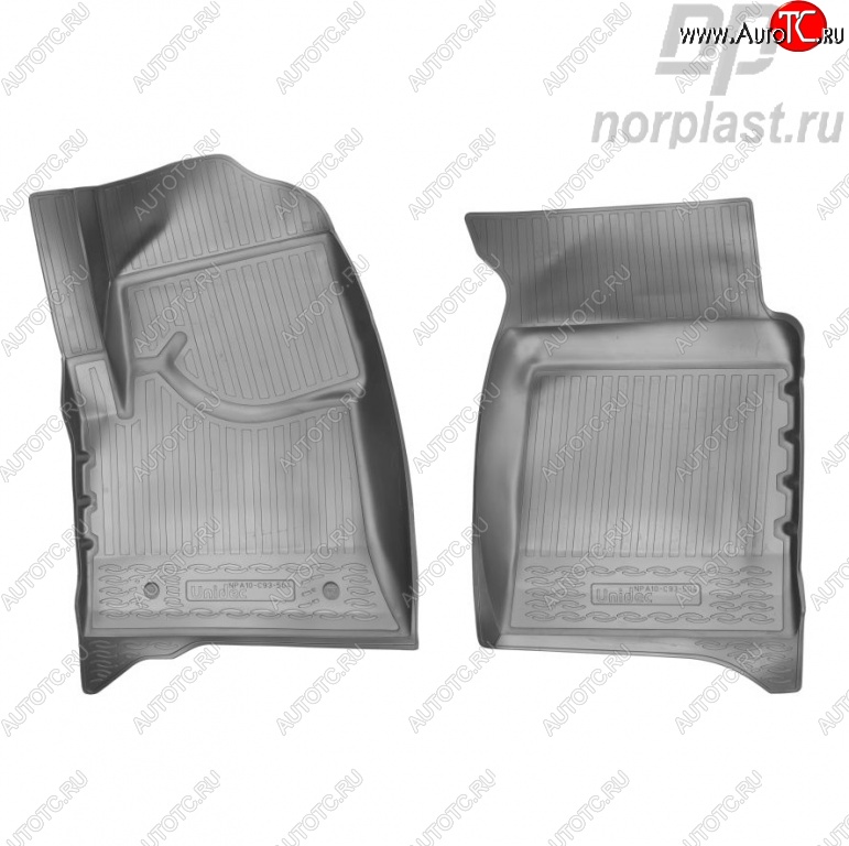 1 379 р. Комплект ковриков в салон (от 2013 г.в.) Norplast 3D (передние) Уаз Патриот 3163 5 дв. дорестайлинг (2005-2013)  с доставкой в г. Пермь