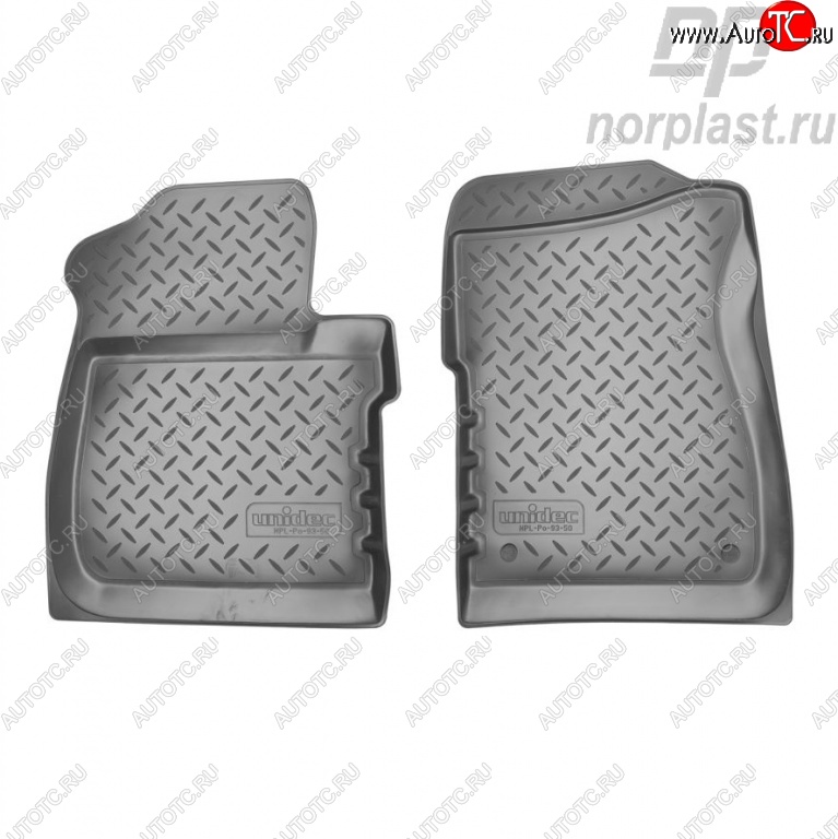 1 539 р. Комплект ковриков в салон (2005-2013 г.в.) Norplast (передние) Уаз Патриот 3163 5 дв. дорестайлинг (2005-2013)  с доставкой в г. Пермь