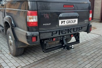 13 779 р. Фаркоп PT GROUP /съемный квадрат/UAZ Pickup 2008-/UAZ Profi 2017-(236022,236031(станд),236324)  Уаз Патриот  23632 - Профи  23602  с доставкой в г. Пермь. Увеличить фотографию 3