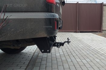 13 779 р. Фаркоп PT GROUP /съемный квадрат/UAZ Pickup 2008-/UAZ Profi 2017-(236022,236031(станд),236324)  Уаз Патриот  23632 - Профи  23602  с доставкой в г. Пермь. Увеличить фотографию 6