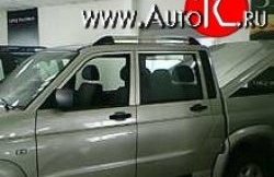 8 999 р. Рейлинги на автомобиль Ralex Tuning  Уаз Патриот  23632 (2008-2025) дорестайлинг пикап, 1 рестайлинг пикап, 2-ой рестайлинг пикап  с доставкой в г. Пермь. Увеличить фотографию 2