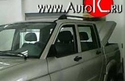 8 999 р. Рейлинги на автомобиль Ralex Tuning  Уаз Патриот  23632 (2008-2025) дорестайлинг пикап, 1 рестайлинг пикап, 2-ой рестайлинг пикап  с доставкой в г. Пермь. Увеличить фотографию 3