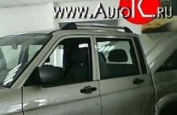 8 999 р. Рейлинги на автомобиль Ralex Tuning  Уаз Патриот  23632 (2008-2025) дорестайлинг пикап, 1 рестайлинг пикап, 2-ой рестайлинг пикап  с доставкой в г. Пермь. Увеличить фотографию 4