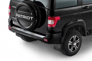 2 429 р. Защитная накладка заднего бампера Petroil Tuning  Уаз Патриот ( 3163 5-дв.,  3163 5 дв.) (2014-2025) 1-ый рестайлинг, 2-ой рестайлинг  с доставкой в г. Пермь. Увеличить фотографию 2