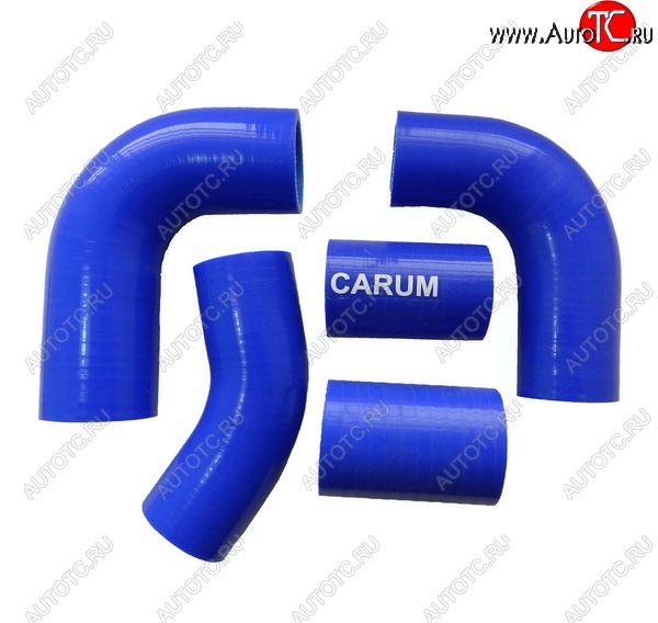 1 459 р. Патрубки радиатора (4215 100 л.с. силикон) CARUM Уаз 469 (1972-2011) (комплект 5 шт.)  с доставкой в г. Пермь