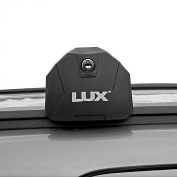 14 299 р. Багажник на интегрированные рейлинги LUX SCOUT   (черные поперечины)  с доставкой в г. Пермь. Увеличить фотографию 3