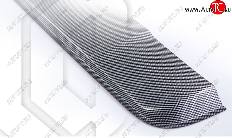 2 559 р. Универсальный дефлектор люка CA-Plastiс (1040 мм)   (Шелкография карбон-серебро)  с доставкой в г. Пермь