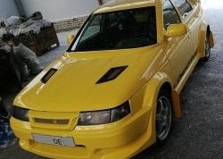 1 999 р. Накладки на капот DK Honda partner (2008-2010) (Неокрашенные)  с доставкой в г. Пермь. Увеличить фотографию 2