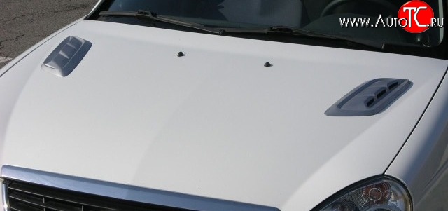 2 849 р. Накладки на капот Style v4 Lexus LX570 J200 дорестайлинг (2007-2012) (Неокрашенные)  с доставкой в г. Пермь