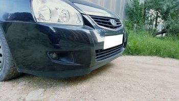 579 р. Универсальная губа (юбка) переднего бампера Cruze Style Honda Airwave 1 GJ дорестайлинг (2003-2008)  с доставкой в г. Пермь. Увеличить фотографию 9