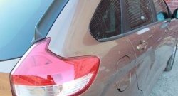 Универсальные боковые спойлера АртФорм Лада Приора 2172 хэтчбек дорестайлинг (2008-2014) (Цвет чёрный)