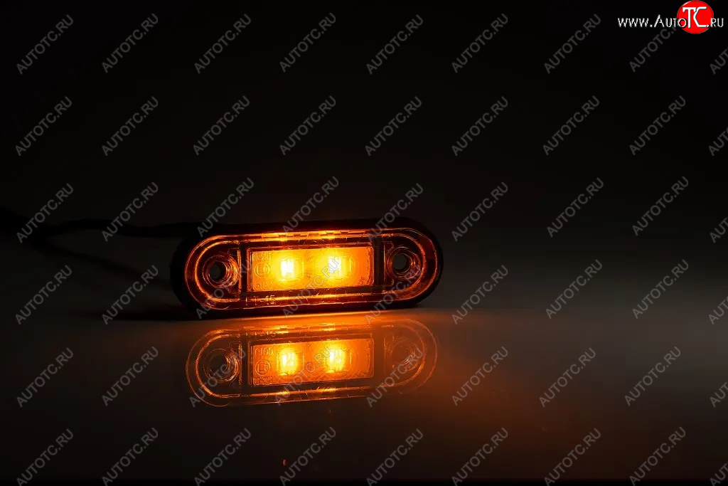 479 р. Фонарь габаритный (с проводом LED 85x27x19) FRISTOM   (жёлтый)  с доставкой в г. Пермь
