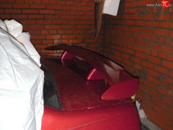 3 759 р. Низкий универсальный спойлер Кураж   (Неокрашенный, Стоп-сигнал красный)  с доставкой в г. Пермь. Увеличить фотографию 4