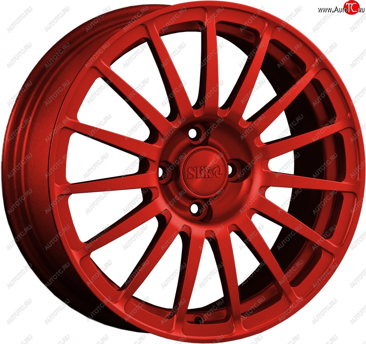18 999 р. Кованый диск Slik classik R16x6.5 Candy RED красный 6.5x16   (Цвет: Candy RED красный 6.5x16)  с доставкой в г. Пермь