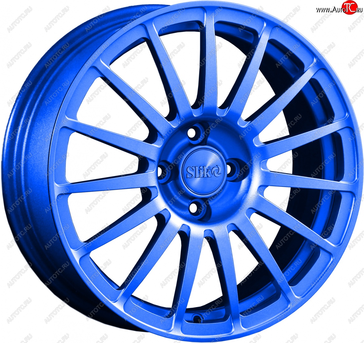 18 999 р. Кованый диск Slik classik R16x6.5 Синий (BLUE) 6.5x16   (Цвет: BLUE)  с доставкой в г. Пермь