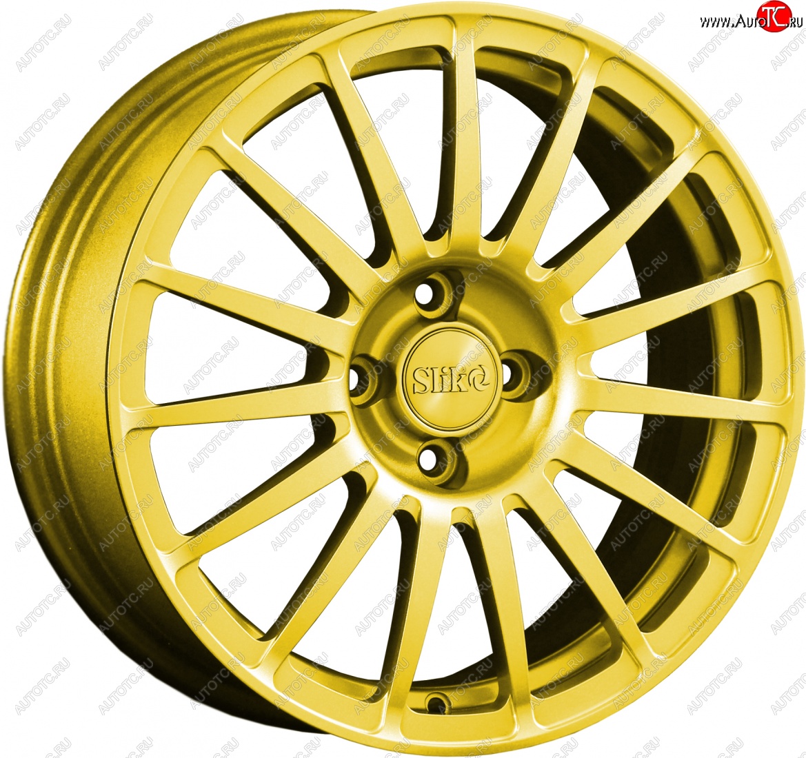 18 999 р. Кованый диск Slik classik R16x6.5 Ярко желтый RAL 1021 (YELLOW) 6.5x16   (Цвет: YELLOW)  с доставкой в г. Пермь