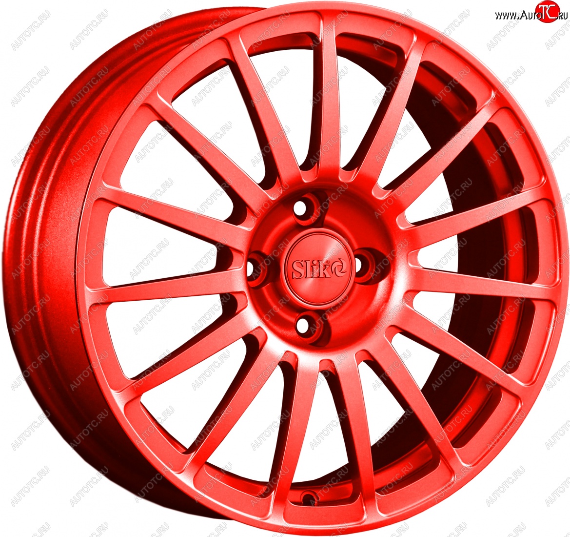 18 999 р. Кованый диск Slik classik R16x6.5 RAL 3026 ярко-алый (3026) 6.5x16   (Цвет: 3026)  с доставкой в г. Пермь