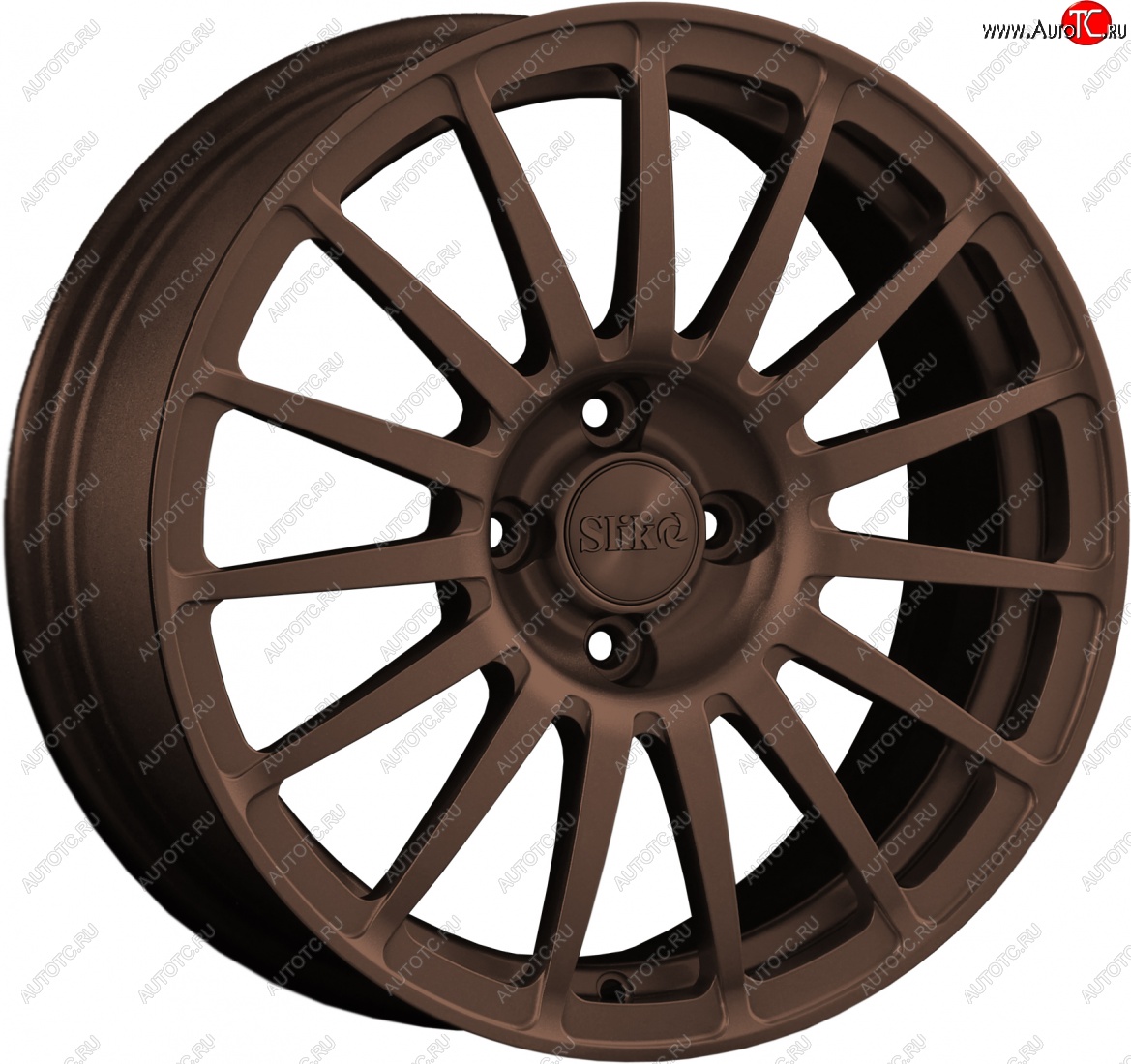 18 999 р. Кованый диск Slik classik R16x6.5 Бронза (BRZ) 6.5x16   (Цвет: BRZ)  с доставкой в г. Пермь