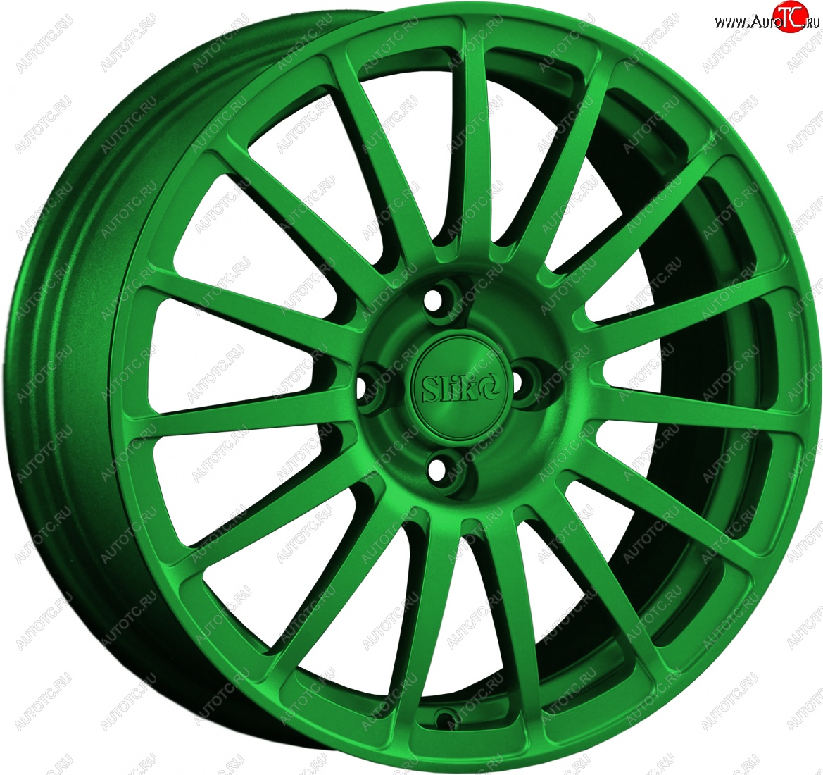18 999 р. Кованый диск Slik classik R16x6.5 Зеленый (GREEN) 6.5x16   (Цвет: GREEN)  с доставкой в г. Пермь