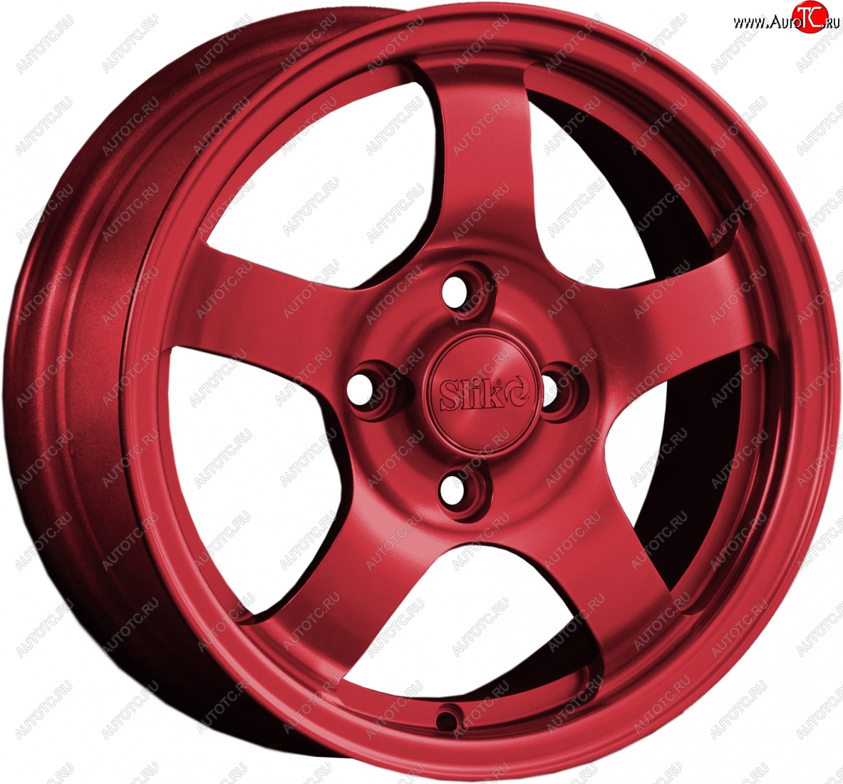 12 799 р. Кованый диск Slik Classik 6x14 (Красный RED)   (Цвет: Красный RED)  с доставкой в г. Пермь