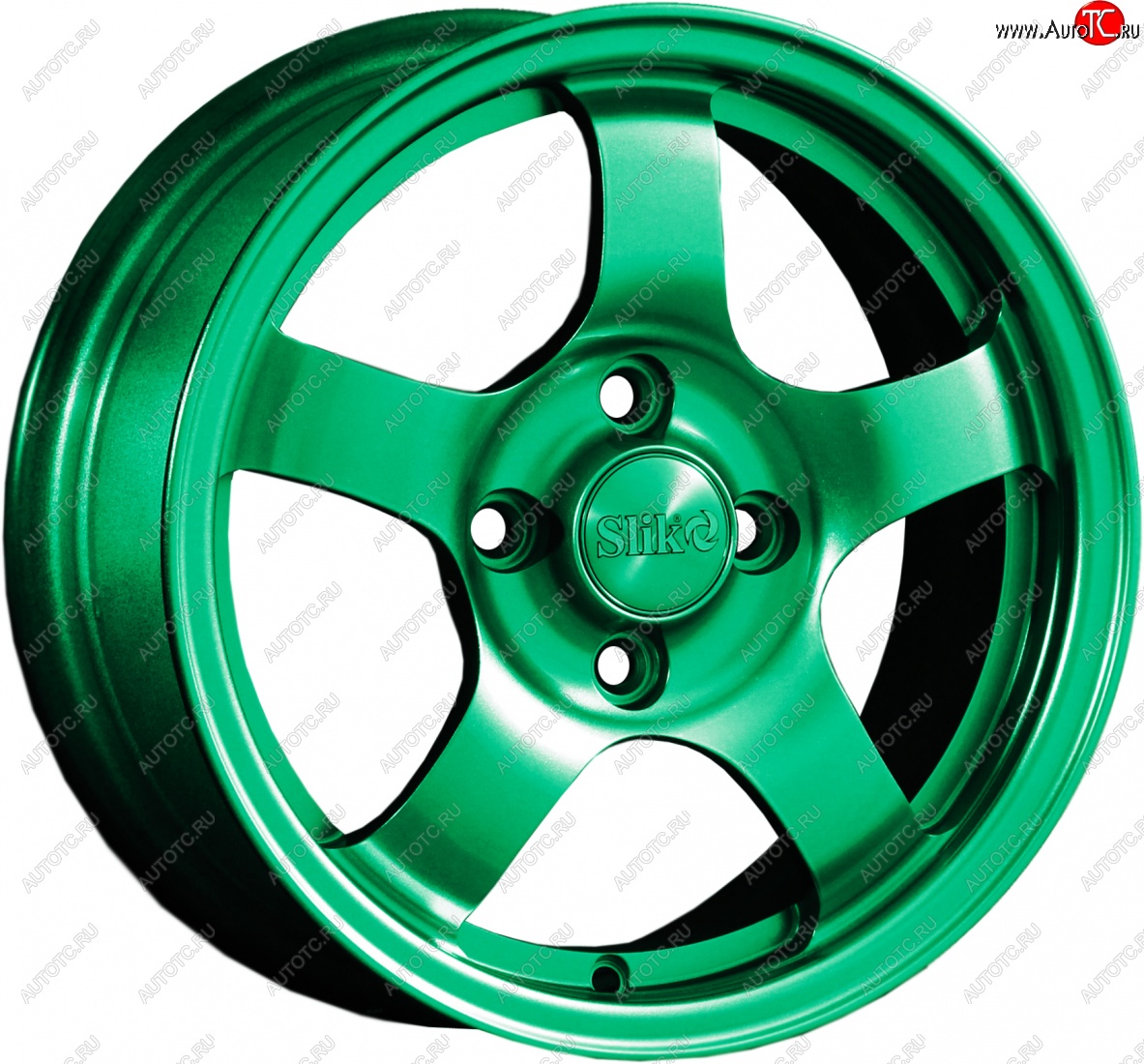 12 799 р. Кованый диск Slik Classik 6x14 (Candy - изумрудно-зелёный)   (Цвет: Candy - изумрудно-зелёный)  с доставкой в г. Пермь