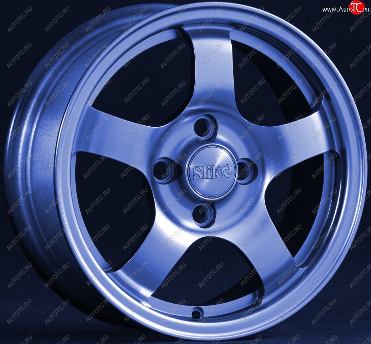 12 799 р. Кованый диск Slik Classik 6x14 (Синий BLUE)   (Цвет: Синий BLUE)  с доставкой в г. Пермь