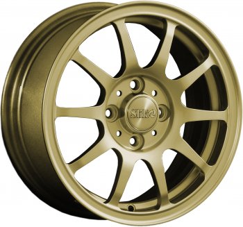 Кованый диск Slik Classik 6x14 (Металлик золотой) Honda Logo (1996-2001) 4x100.0xDIA56.1xET35.0