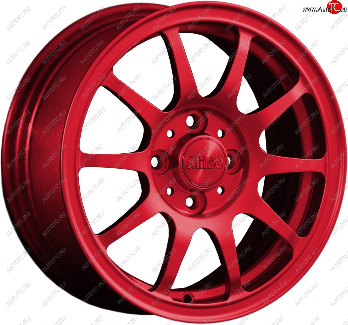 12 799 р. Кованый диск Slik Classik 6x14 (Красный)   (Цвет: Красный)  с доставкой в г. Пермь