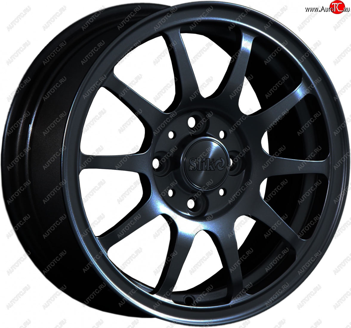 12 799 р. Кованый диск Slik Classik 6x14 (Черный матовый)   (Цвет: Черный матовый)  с доставкой в г. Пермь