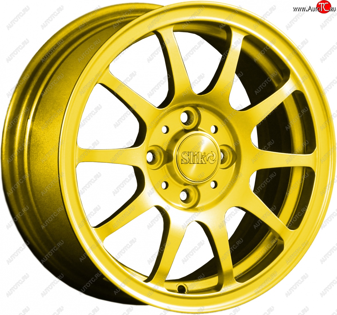 12 799 р. Кованый диск Slik Classik 6x14 (Ярко желтый RAL 1021)   (Цвет: Ярко желтый RAL 1021)  с доставкой в г. Пермь