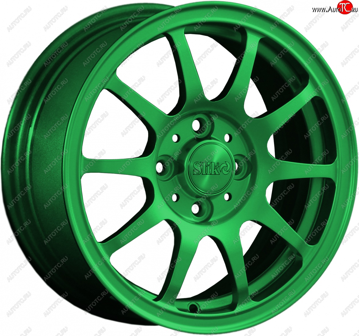 12 799 р. Кованый диск Slik Classik 6x14 (Зеленый)   (Цвет: Зеленый)  с доставкой в г. Пермь