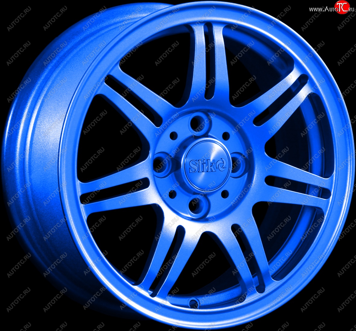 12 799 р. Кованый диск Slik Classik 6x14 (Синий)   (Цвет: Синий)  с доставкой в г. Пермь