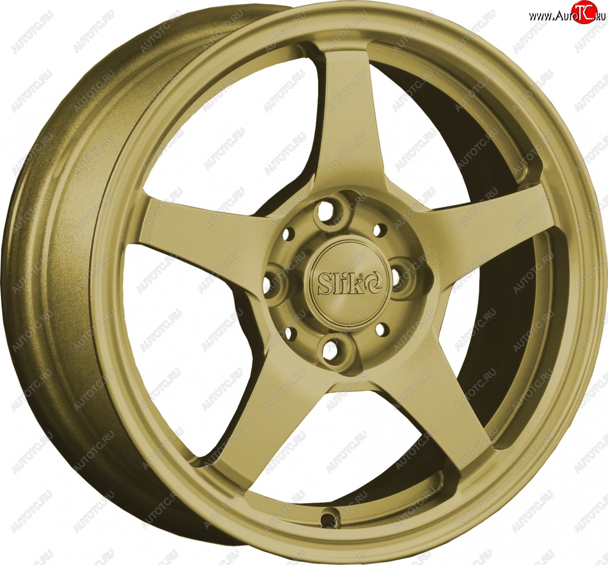 12 799 р. Кованый диск Slik Classik 6x14 (Металлик золотой)   (Цвет: Металлик золотой)  с доставкой в г. Пермь
