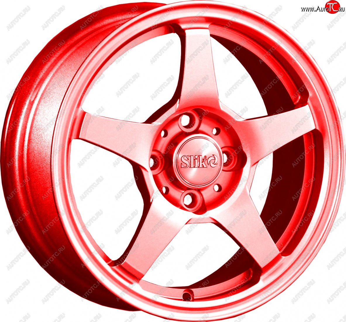 12 799 р. Кованый диск Slik Classik 6x14 (Candy алый)   (Цвет: Candy алый)  с доставкой в г. Пермь