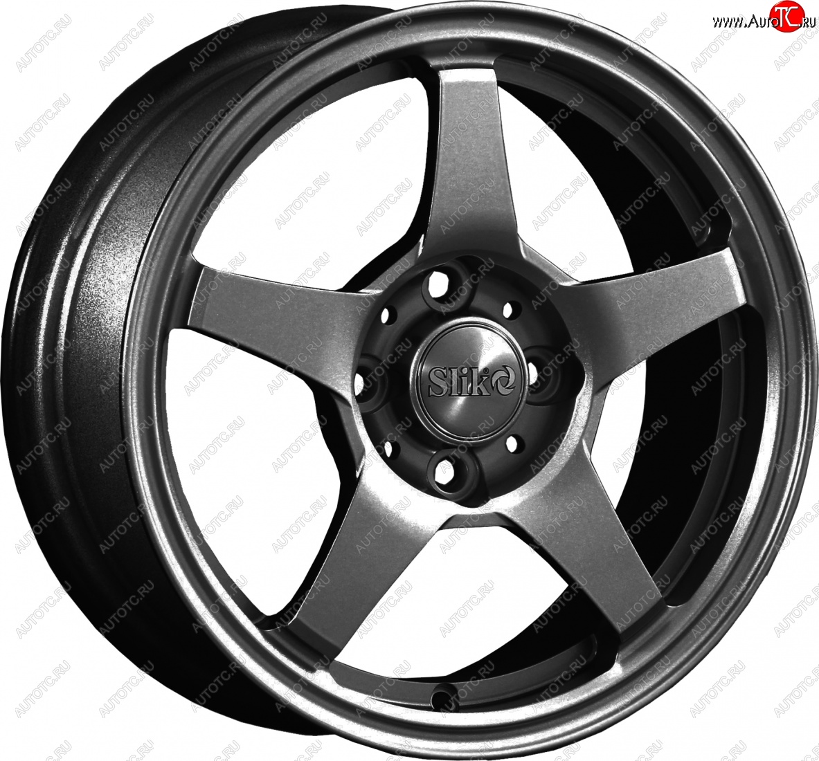 12 799 р. Кованый диск Slik Classik 6x14 (Черный матовый)   (Цвет: Черный матовый)  с доставкой в г. Пермь