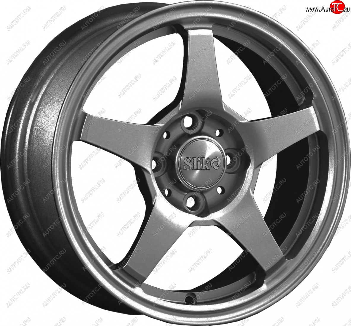 12 799 р. Кованый диск Slik Classik 6x14 (Металлик графит матовый)   (Цвет: Металлик графит матовый)  с доставкой в г. Пермь