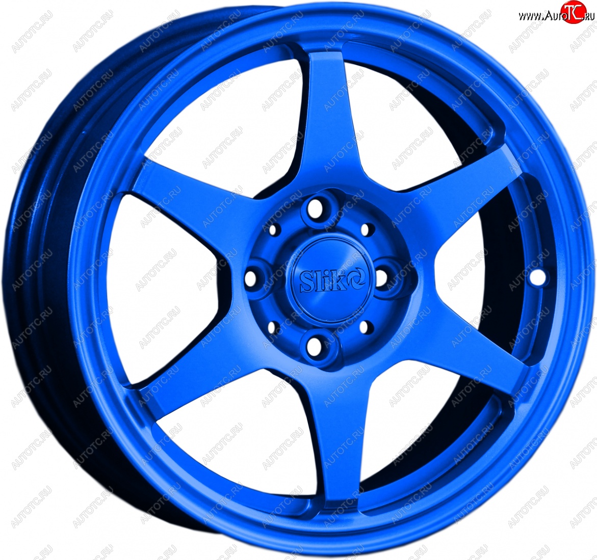 12 799 р. Кованый диск Slik Classik 6x14 (Синий)   (Цвет: Синий)  с доставкой в г. Пермь