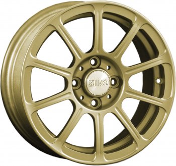 Кованый диск Slik Classik 6x14 (Металлик золотой) Honda Logo (1996-2001) 4x100.0xDIA56.1xET35.0