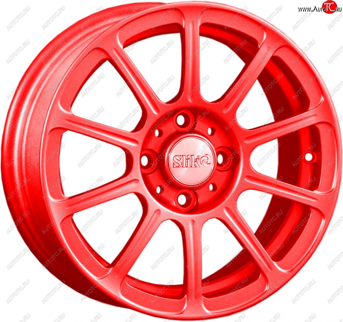 5 999 р. Кованый диск Slik Classik 6x14 (Candy алый)   (Цвет: Candy алый)  с доставкой в г. Пермь