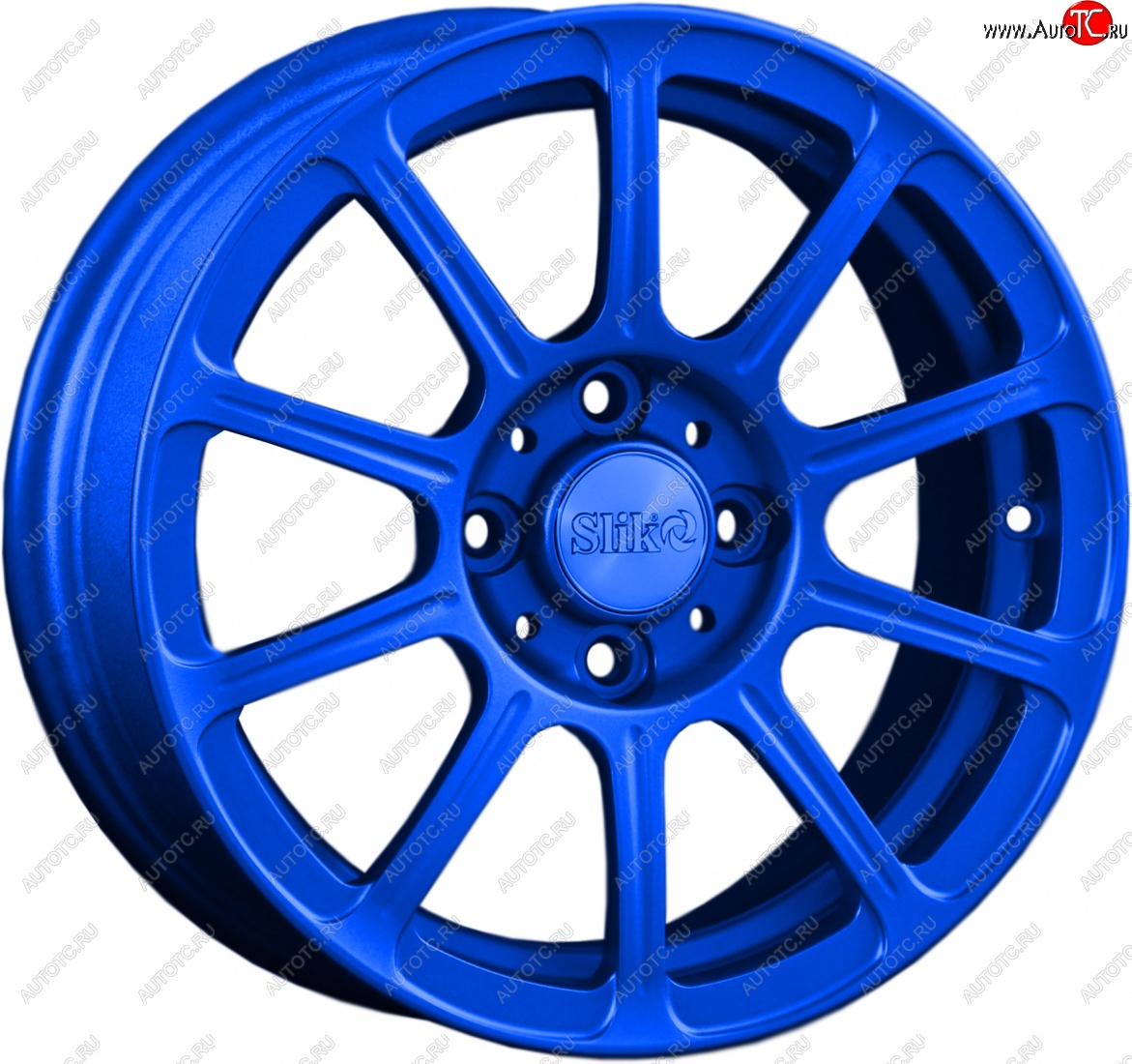 5 999 р. Кованый диск Slik Classik 6x14 (Синий)   (Цвет: Синий)  с доставкой в г. Пермь