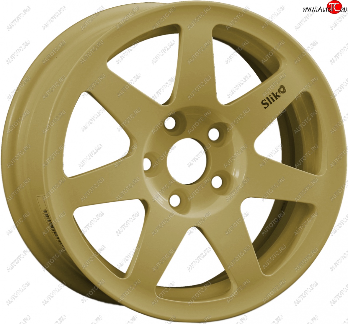 13 499 р. Кованый диск Slik Classik 6x14 (Металлик золотой)   (Цвет: Металлик золотой)  с доставкой в г. Пермь