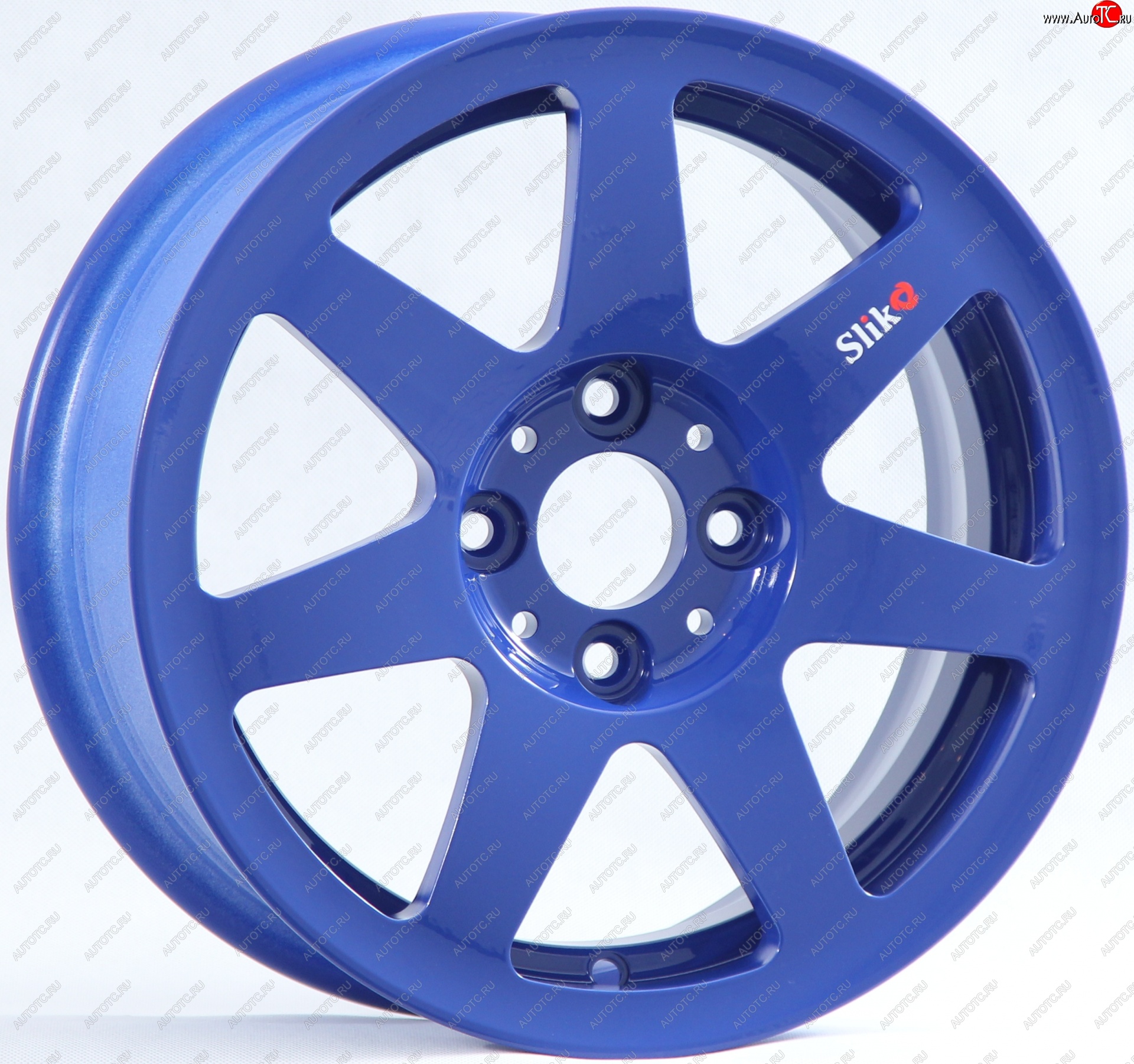 13 499 р. Кованый диск Slik Classik 6x14 (Синий)   (Цвет: Синий)  с доставкой в г. Пермь