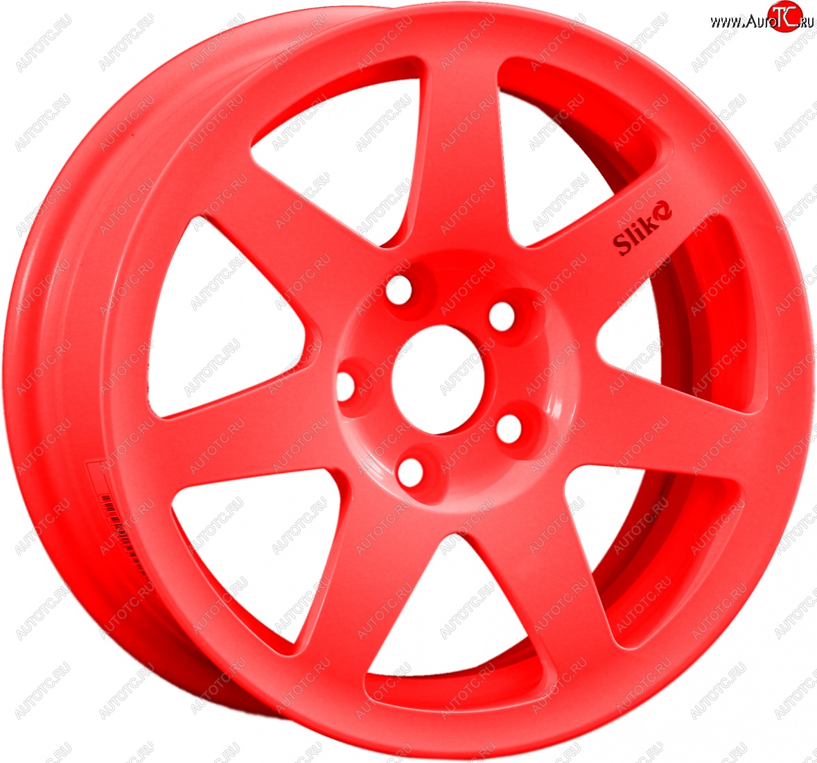 13 499 р. Кованый диск Slik Classik 6x14 (RAL 3026 ярко-алый)   (Цвет: RAL 3026 ярко-алый)  с доставкой в г. Пермь