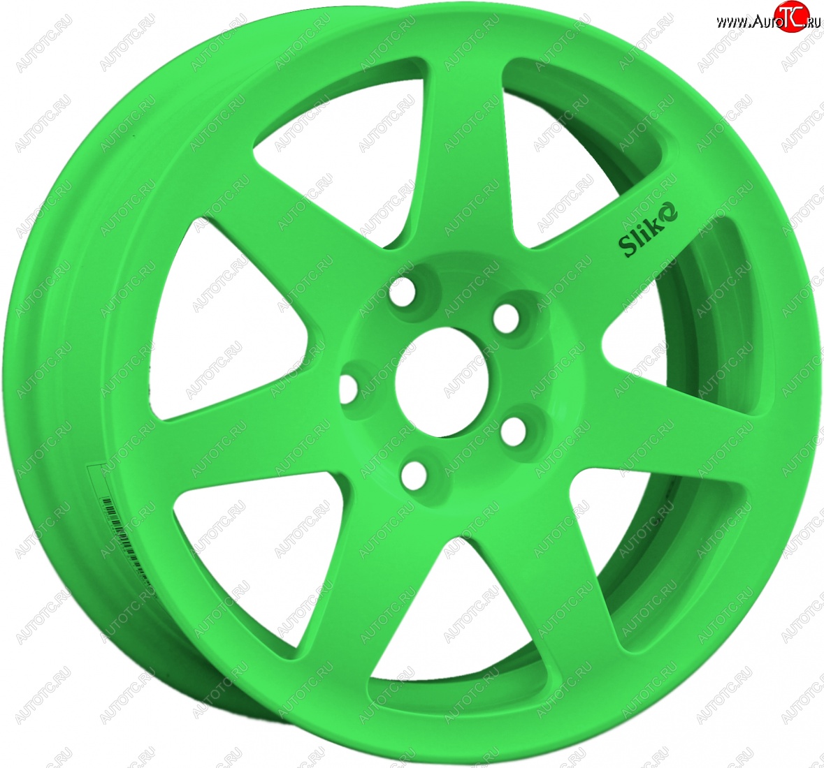 13 499 р. Кованый диск Slik Classik 6x14 (RAL 6038 ярко-зеленый)   (Цвет: RAL 6038 ярко-зеленый)  с доставкой в г. Пермь