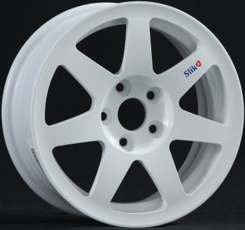 Кованый диск Slik Classik 6x14 (Белый) Honda Logo (1996-2001) 4x100.0xDIA56.1xET35.0