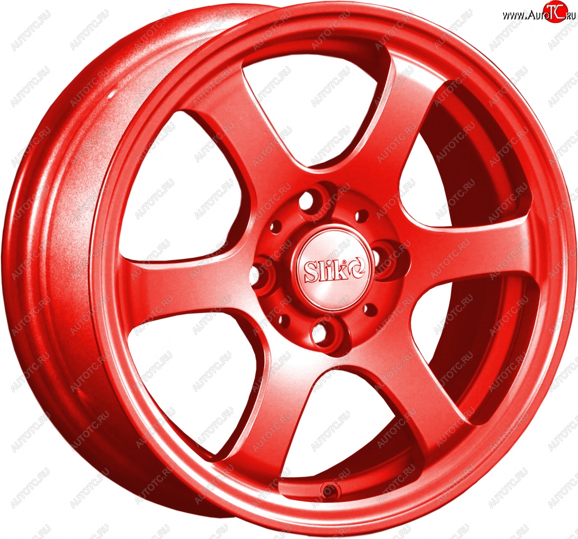 12 799 р. Кованый диск Slik Classik 6x14 (Candy алый)   (Цвет: Candy алый)  с доставкой в г. Пермь