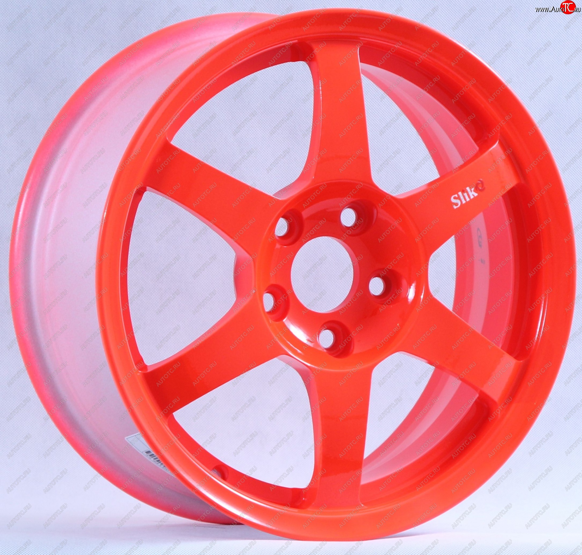 12 799 р. Кованый диск Slik Classik 6x14 (RAL 3026 ярко-алый)   (Цвет: RAL 3026 ярко-алый)  с доставкой в г. Пермь