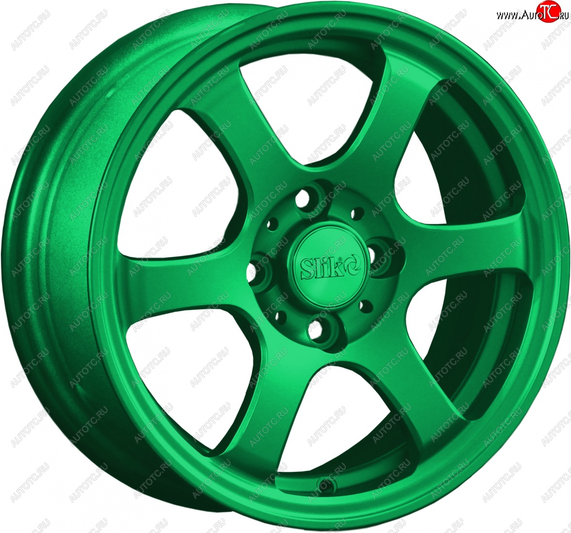 12 799 р. Кованый диск Slik Classik 6x14 (Зеленый)   (Цвет: Зеленый)  с доставкой в г. Пермь