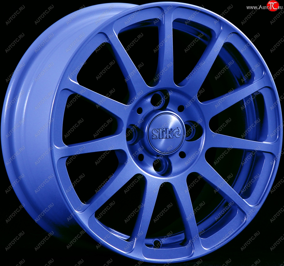 12 799 р. Кованый диск Slik Classik 6x14 (Синий)   (Цвет: Синий)  с доставкой в г. Пермь